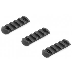 M-lok rail 6 cm. - 3 stk.