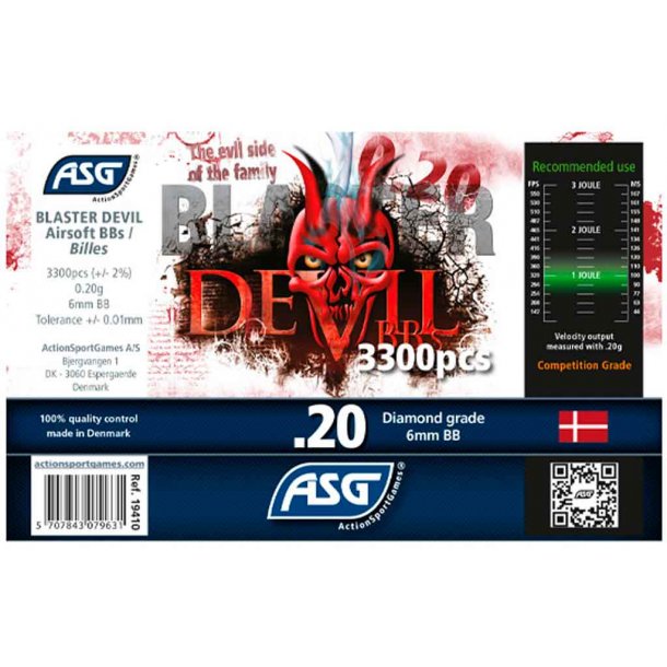 0,20g Blaster Devil Prcisions kugler 6600 stk.