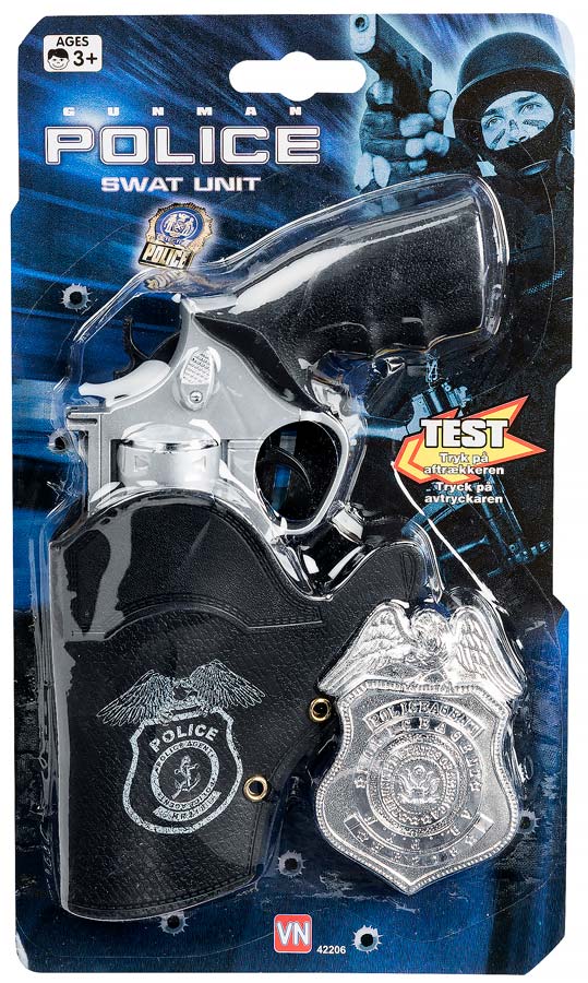 Dolke Genre Optage Politi pistol med tilbehør - Smart politi pistol se her