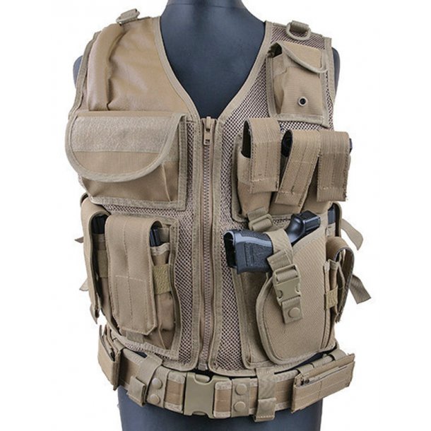 Tactical Combat Vst - Tan