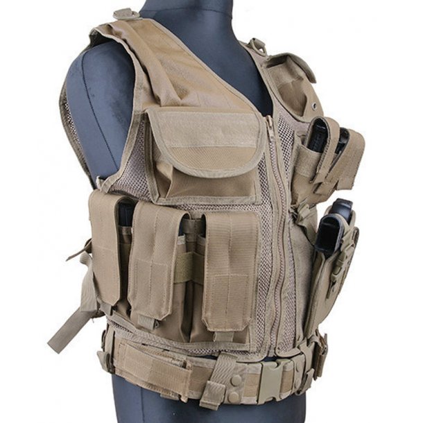 Taktisk Kampvest - Tan