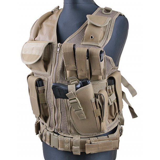Taktisk Kampvest - Tan
