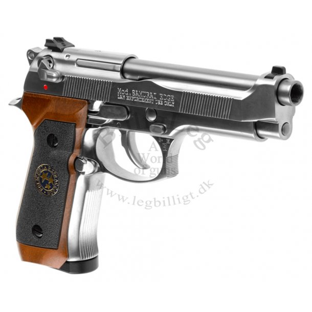 Samurai Biohazard Full Metal Co2 silver -  Blow Back