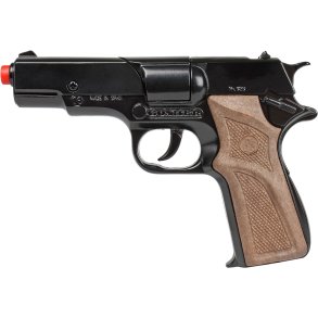 Politi pistol i metal