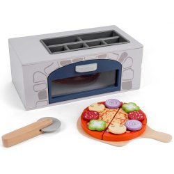 Pizzaovn i tr med tilbehr