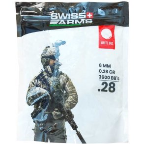Swiss Arms 0,28G kulor 3600 st. Platinium-serien