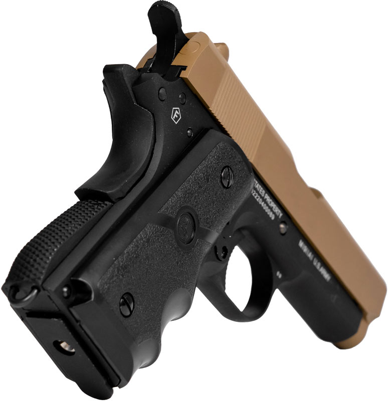 Colt M1911 Defender Gbb Dualtone Tan Køb Gas Blow Back Her