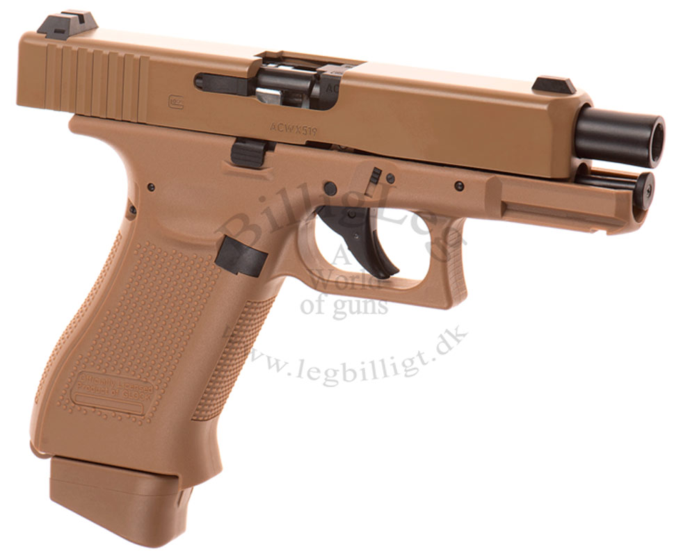 Glock 19X Co2 Blow Back i Tan - Køb Glock her