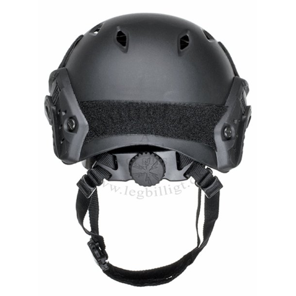 Fast helmet Emerson black - justerbar