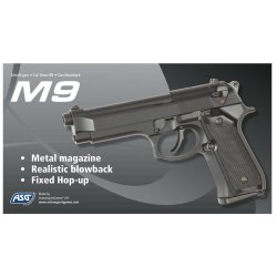 M9 gaspistol Blow Back - Heavy weight