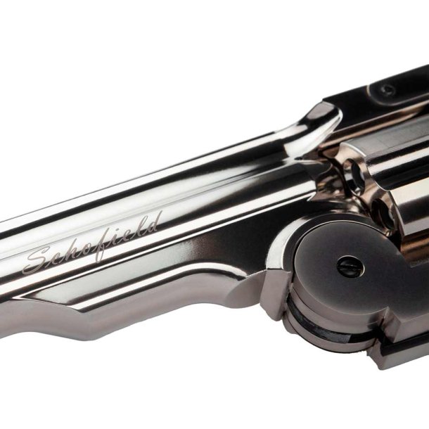 Schofield 6" silver co2 revolver
