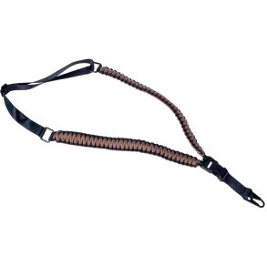 One point sling paracord gevrrem - sort/FDE