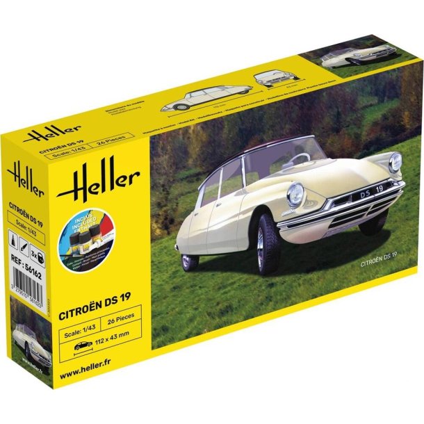 HELLER Citron DS 19 - Modelbil 1:43 startst
