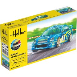 Heller Subaru Impreza WRC 02 modelbil - 1:43 startst