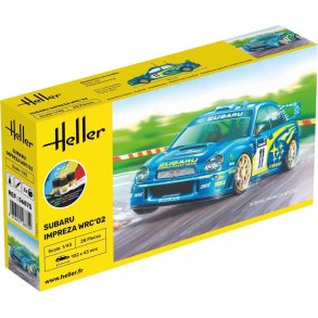 Heller Subaru Impreza WRC 02 modelbil - 1:43 startst