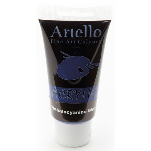 Artello akrylmaling 75 ml - Phthalocyanine Blue