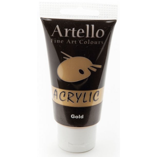 Artello akrylmaling 75 ml - Gold