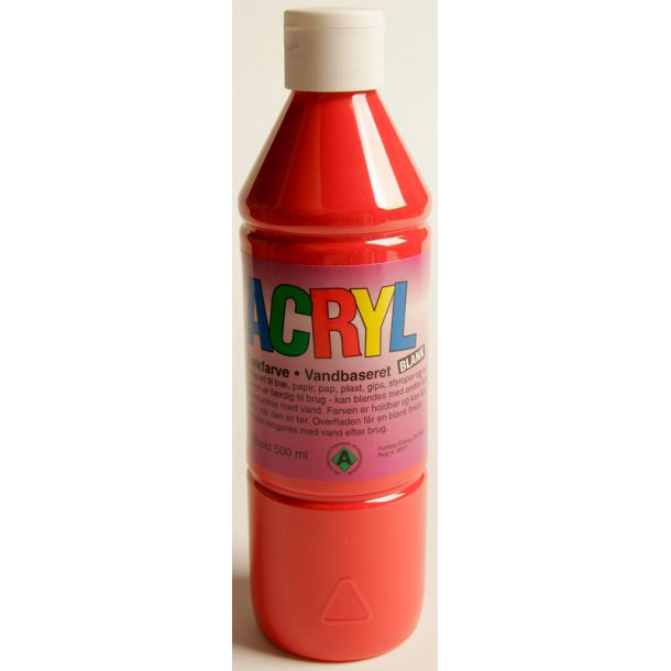 Akrylmaling 500 ml A-mærket - lys hudfarve