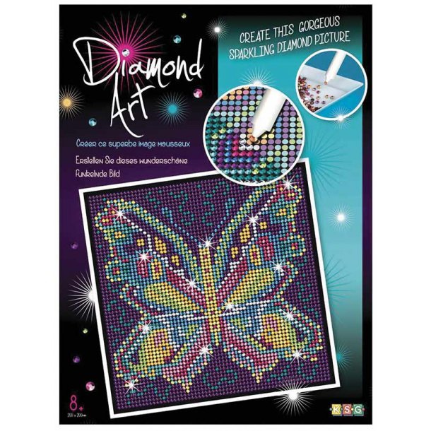 Diamond Art palietter - Sommerfugl