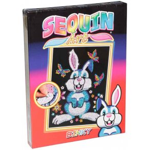Sequin Art paljettbild - Kanin