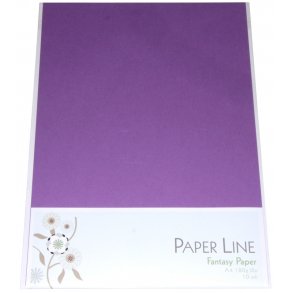 Fantasy A4 karton 10 stk 180 g - lilla