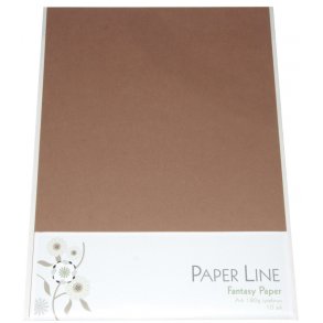 Fantasy A4 karton 10 stk 180 g - lysebrun