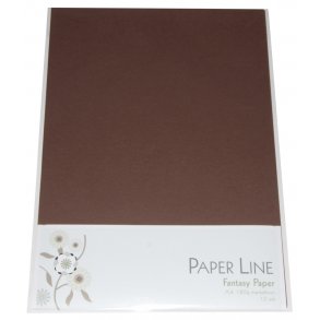 Fantasy A4 karton 10 stk 180 g - mrkebrun