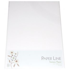 Fantasy A4 karton 10 stk 180 g - Hvid