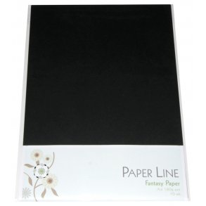 Fantasy A4 karton 10 stk 180 g - Sort
