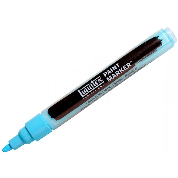 Liquitex paint marker fine - Light Blue Permanent
