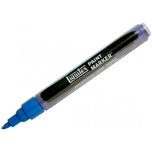 Liquitex paint marker fine - Phthalocyanine Blue Green Sh
