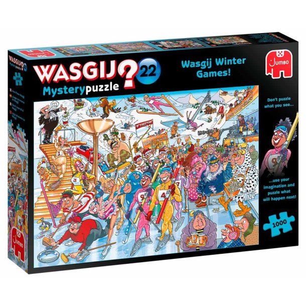 Wasgij mystery 1000 brikker - Winter Games