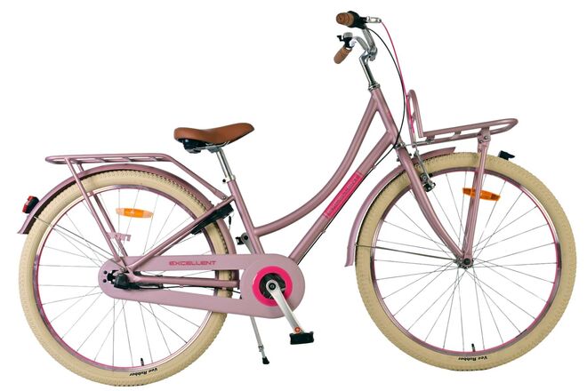 Volare Excellent 26″ Juniorcykel – Mat Pink - Shimano 3 gear