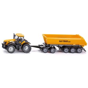 Siku 1:87 JCB Traktor med Vogn & Tiptrailer