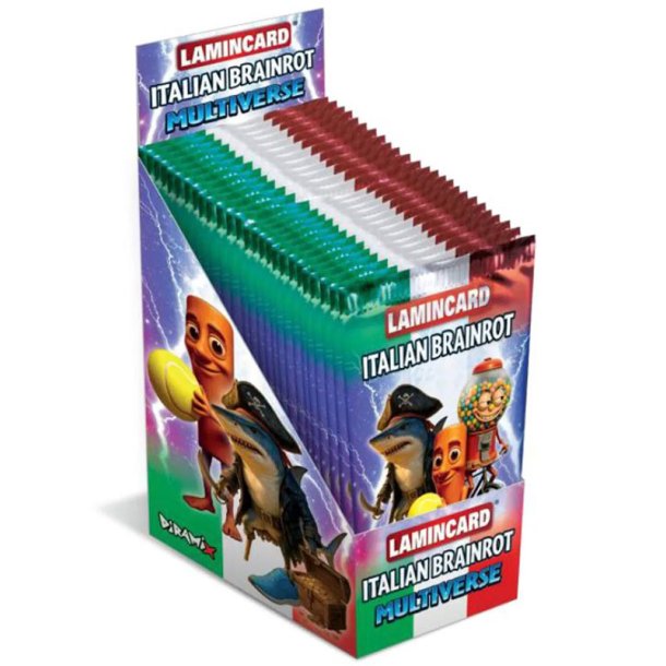 Brainrot samlekort boosterpakke med 5 kort - wave 2