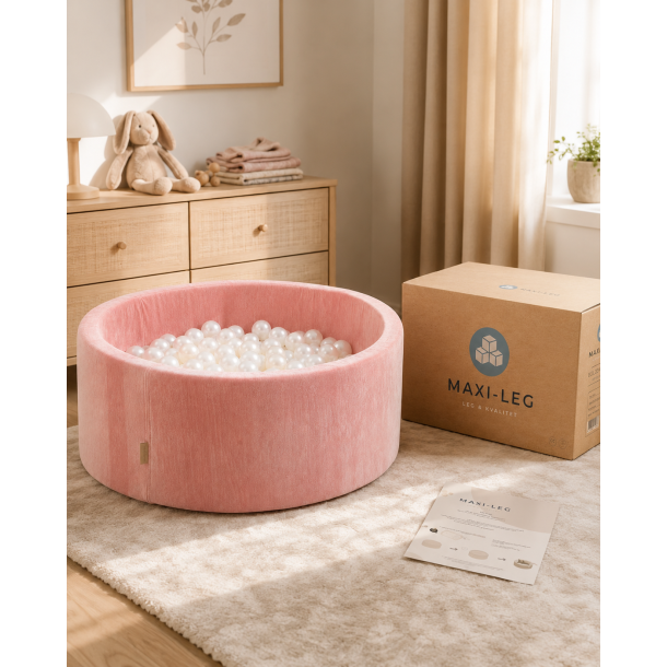Boldbassin Velour �90x30 - Blush m/ 150 bolde