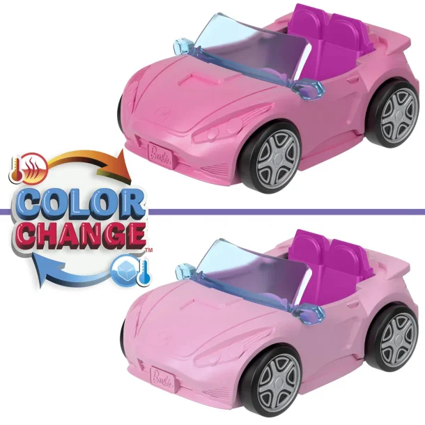 Barbie Mini-BarbieLand Convertible legetjsbil med dukke