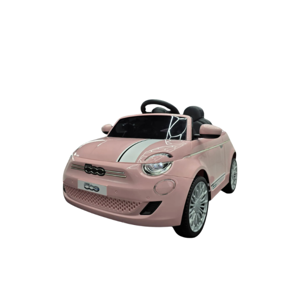 Fiat 500 Elbil til B�rn 12V � Pink