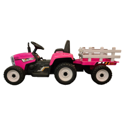 El Traktor til B�rn 12V � Pink