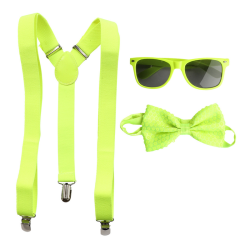 Neon udkl�dningss�t gul