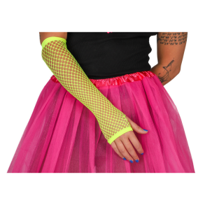 Neon net handsker gul