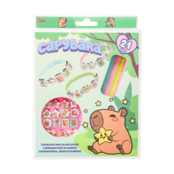 Armb�nd og charms Capybara � DIY smykkes�t