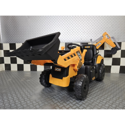 JCB Sitemaster CX3 Traktor til B�rn 12V med Fjernbetjening