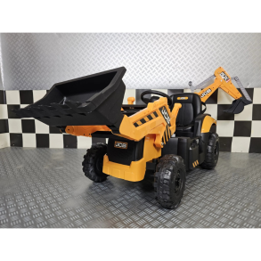 JCB Sitemaster CX3 Traktor til B�rn 12V med Fjernbetjening