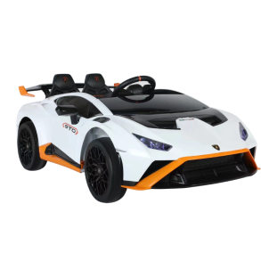 Lamborghini Hurac�n STO til B�rn 12V - Hvid Sporty Model med LED og Musik