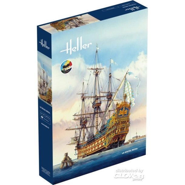 Heller Soleil Royal modelskib - 1:100 startst