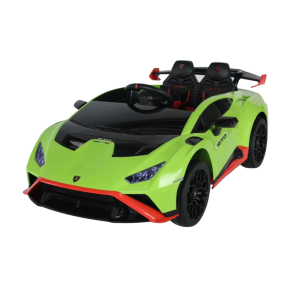 Lamborghini Hurac�n STO til B�rn 12V - Gr�n Sporty Model med LED og Musik