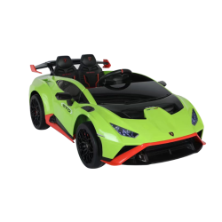 Lamborghini Hurac�n STO til B�rn 12V - Gr�n Sporty Model med LED og Musik