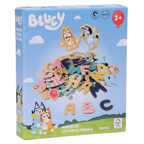 Bluey magnetbokst�ver
