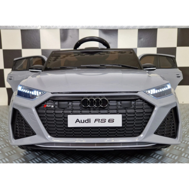 Audi RS6 Elbil til B�rn 12V � Nardo Grey